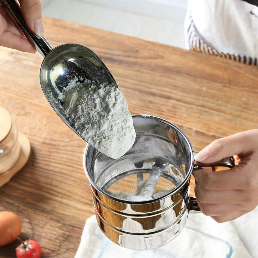 Stainless Steel Flour Sifter | semi-automatic