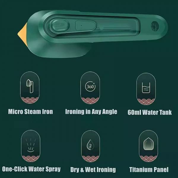 Portable Micro Steam Iron – Compact, Powerful, and Travel-Friendly