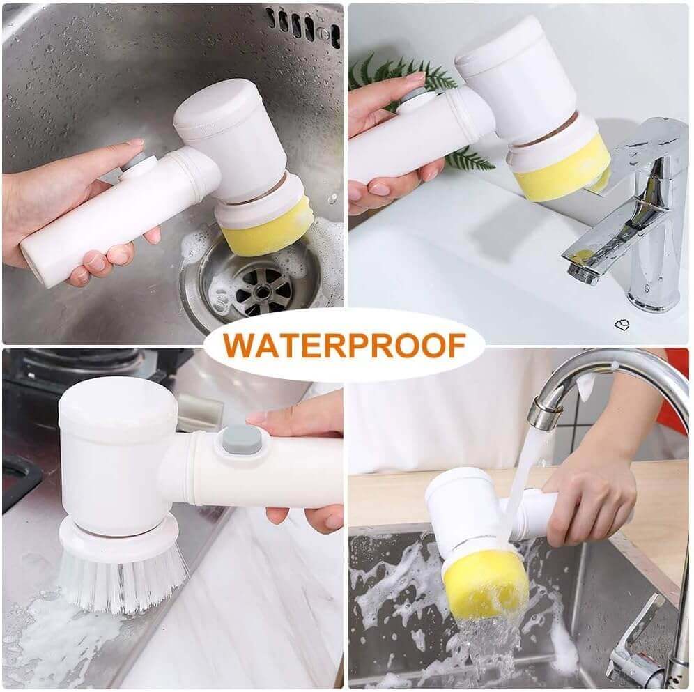 5-in-1 Electric Magic Cleaning Brush – Your All-in-One Cleaning Partner!