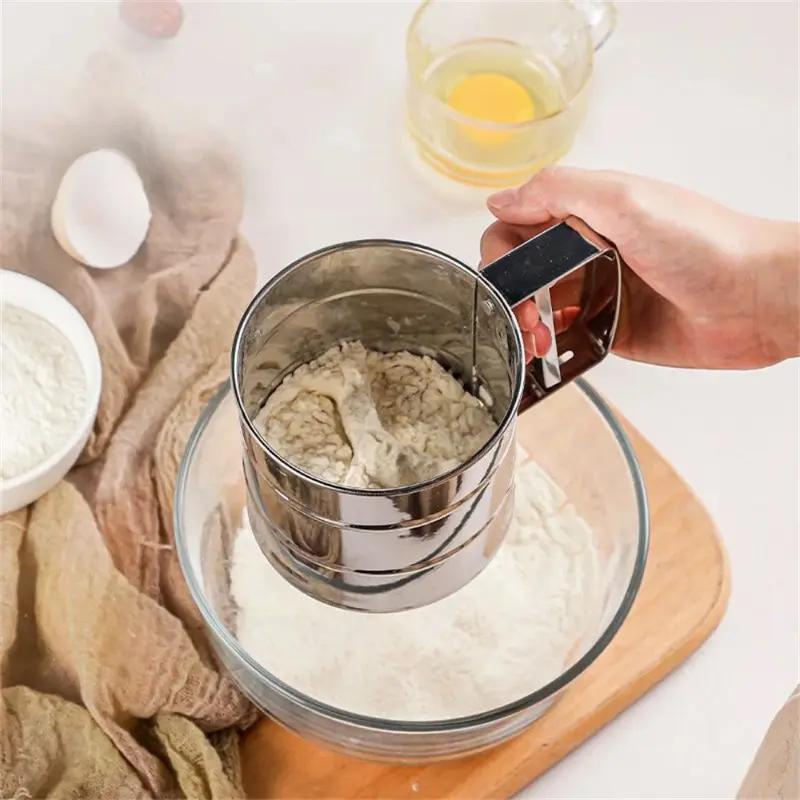 Stainless Steel Flour Sifter | semi-automatic