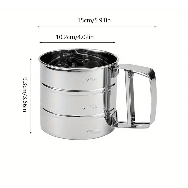 Stainless Steel Flour Sifter | semi-automatic