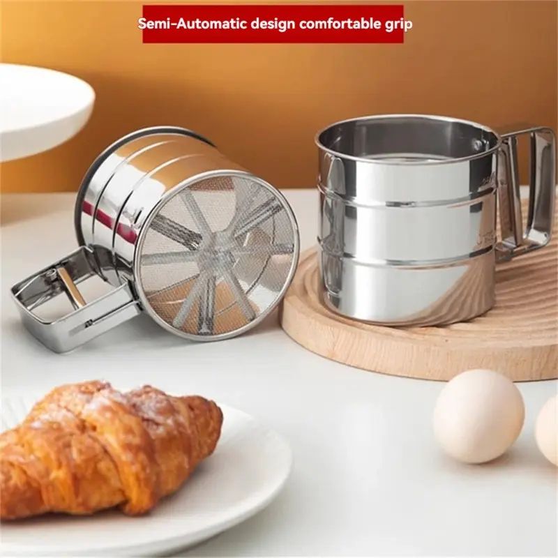 Stainless Steel Flour Sifter | semi-automatic