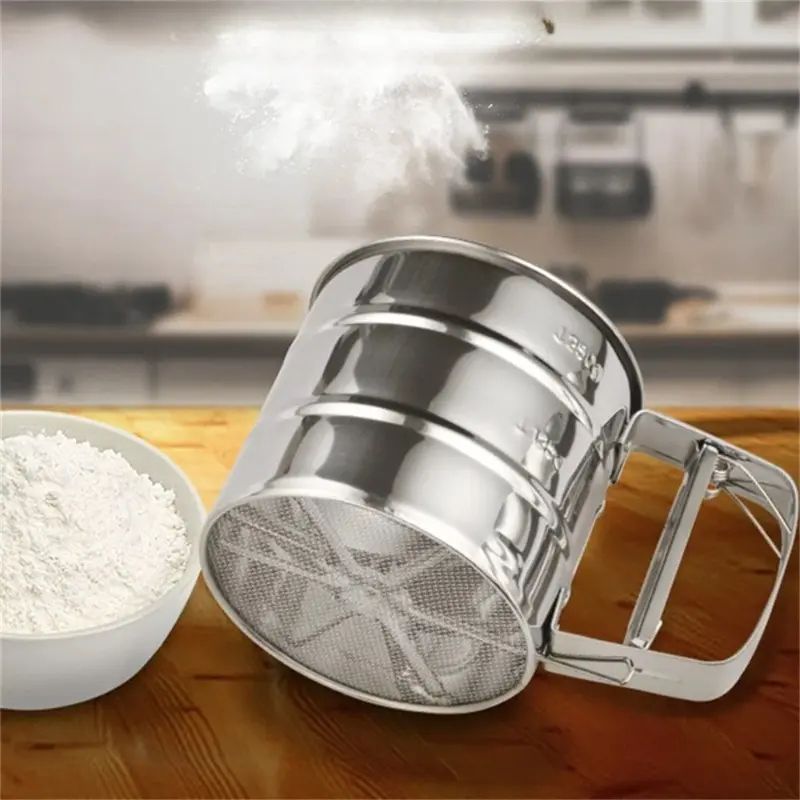 Stainless Steel Flour Sifter | semi-automatic