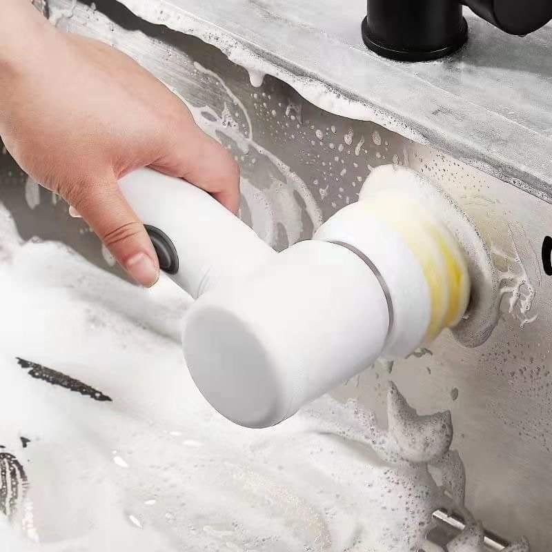 5-in-1 Electric Magic Cleaning Brush – Your All-in-One Cleaning Partner!