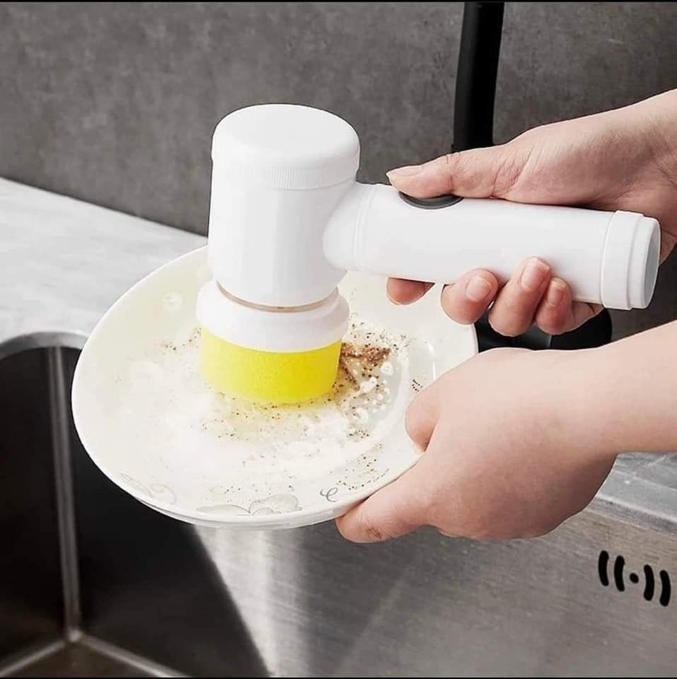 5-in-1 Electric Magic Cleaning Brush – Your All-in-One Cleaning Partner!