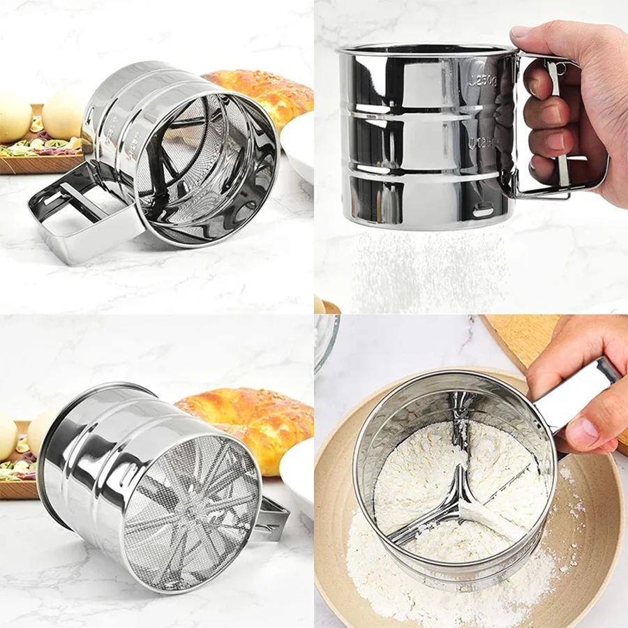Stainless Steel Flour Sifter | semi-automatic